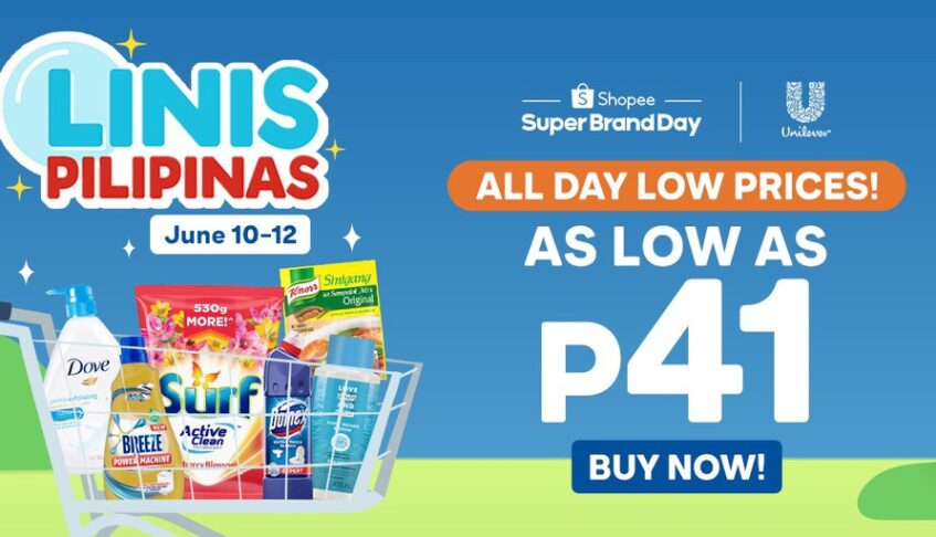 Save the planet and enjoy up to 50% discount with Unilever’s Linis Pilipinas campaign on Shopee