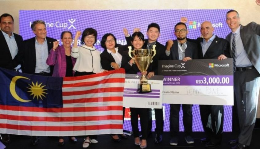 Malaysian students announced as winner of Microsoft Imagine Cup Asia Pacific Finals