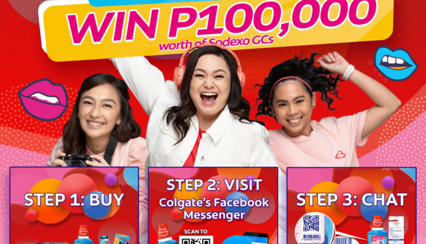 Buy Colgate Smile and Go for your Dreams products at Shopee and Win P100,000