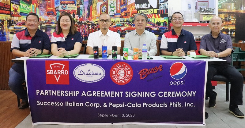 Pepsi-Cola Products Philippines, Inc. strengthens ties with Successo Italian Corporation