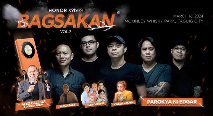 HONOR X9b 5G Bagsakan Concert’ headlines Parokya ni Edgar! Here’s How You Can Watch It Live on March 16!
