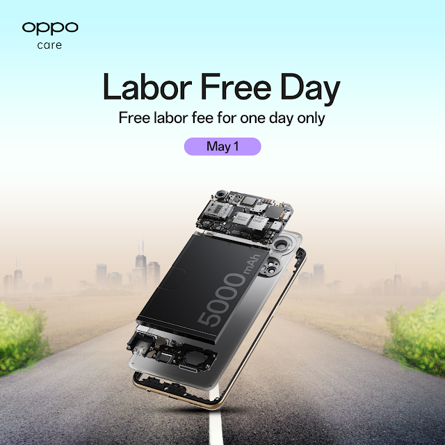 PSA: OPPO is waiving labor fees on repairs this May 1!