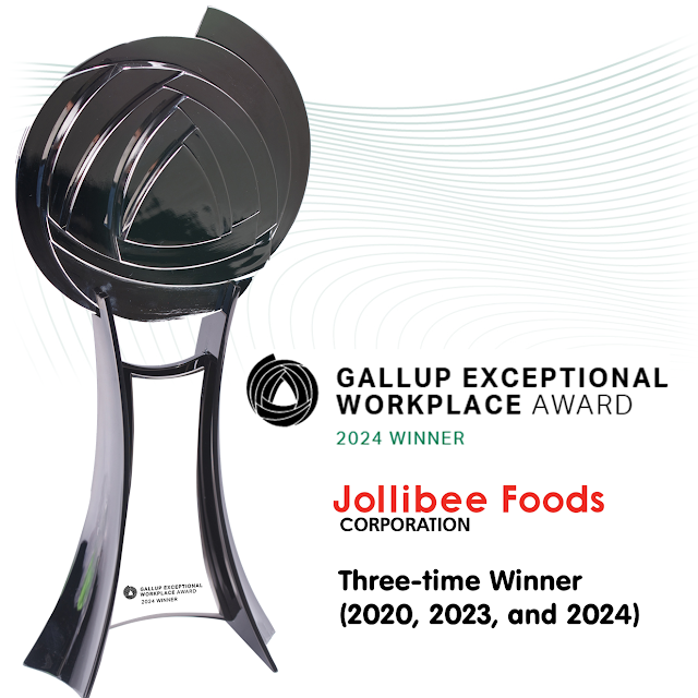 Jollibee Group Recognized with Gallup Exceptional Workplace Award for the third time
