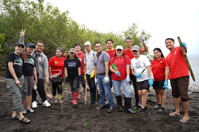 Jollibee Foods Corporation Mounts Employee-led Mangrove Reforestation Project