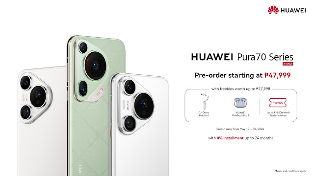 Changing the Smartphone Landscape in the Philippines: HUAWEI Pura 70 Series Pre-Orders Now Available Online and In Stores!