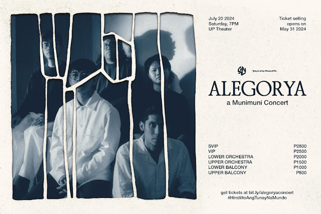 Munimuni to stage “Alegorya” concert at the UP Theater this July!