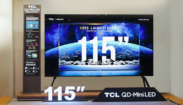 Immerse Yourself in Grandeur!   TCL and Abenson introduce the Titan of Immersive Display, the TCL 115” X955!