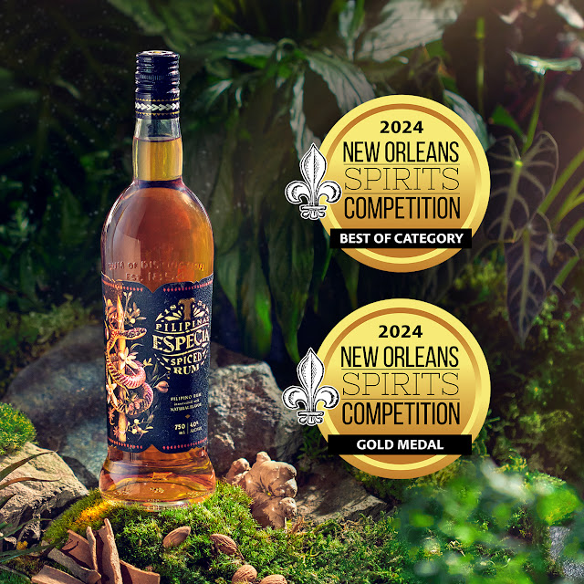 Tanduay’s Especia Spiced Rum Wins Gold and Best in Category at New Orleans Spirits Competition