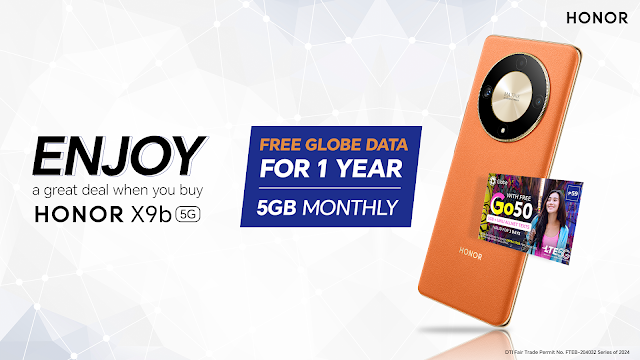 Enjoy 1 Year FREE Data When You Buy HONOR X9b 5G NOW!