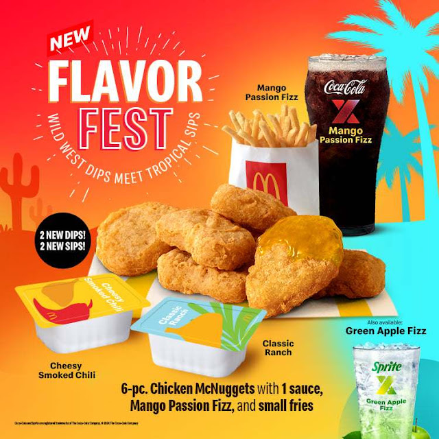 #Flavorfest Returns as Wild West Sauces Meet Tropical Fruit Fizz Drinks at Mcdonald’