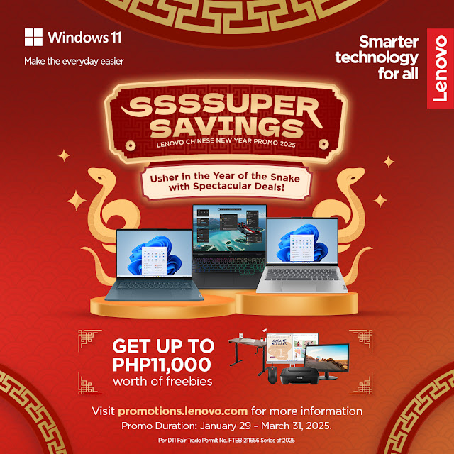 Lenovo Welcomes the Year of the Snake: Smarter Deals and Exciting Freebies Await!