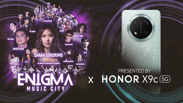 Sarah Geronimo and James Reid to highlight Enigma Music City powered by HONOR X9c 5G