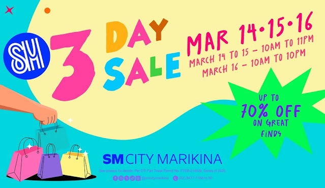 Amazing Offers at SM Marikina: Three-Day Sale Extravaganza!